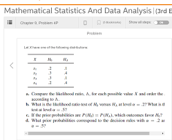 mathematical statistics and data analysis