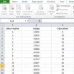 regression statistics excel