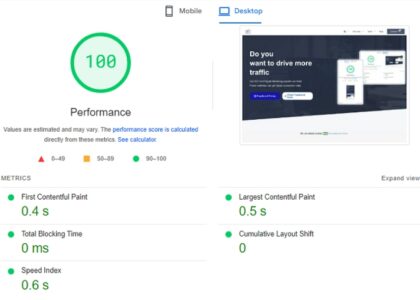 check website seo performance