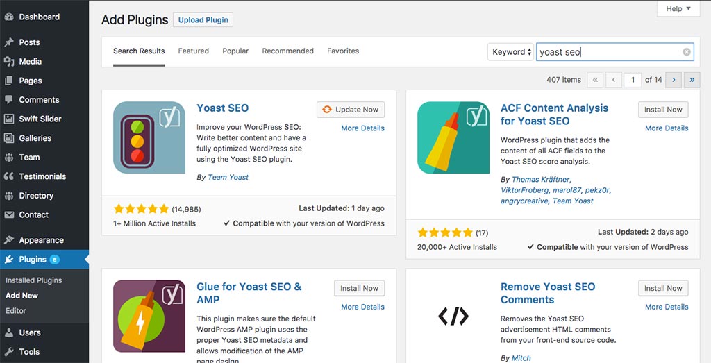 yoast seo content analysis