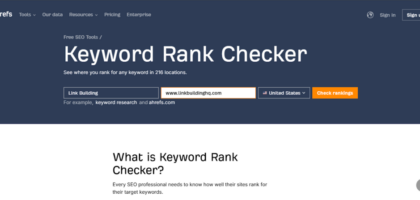 check website seo ranking