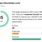 seo analysis report