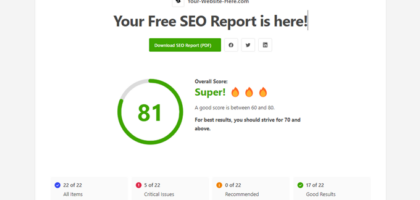 seo free analyzer