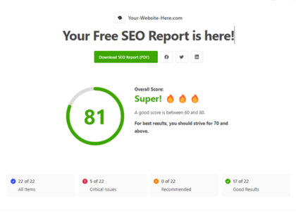 seo free analyzer