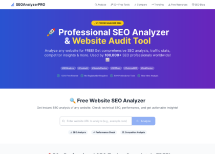 free seo analysis of website